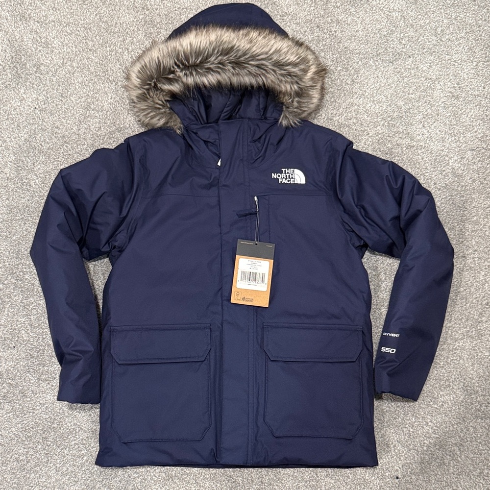 The North Face Girls Greenland Parka - Navy Blue